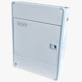 SELVO 4 Way TPN Sun series Distribution Board | Metal Double Door MCB Panel Board | Powder Coated Electrical Distribution Box for Residential & Industrial Use