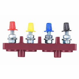 SELVO 63 AMP. 4 Bolt Type (TPN) Bakelite Connector (PACK OF 3)