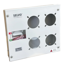 SELVO 4 SOCKET +1 MCB Slot Industrial plug socket Distribution board