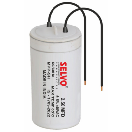 SELVO 2.50 MFD 440V Dry PP CAN CAPACITORS (28/52, 10)