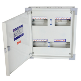 SELVO (CLASSIC SERIES) 6 Way Three Phase Neutral (TPN) Double Door Distribution Board